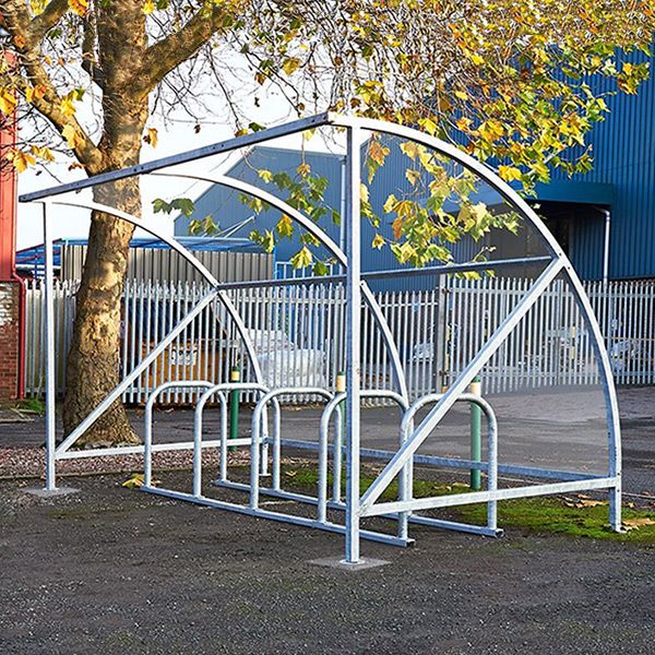 Fortis Cycle Shelter with Cycle Rack - Bundle Deal