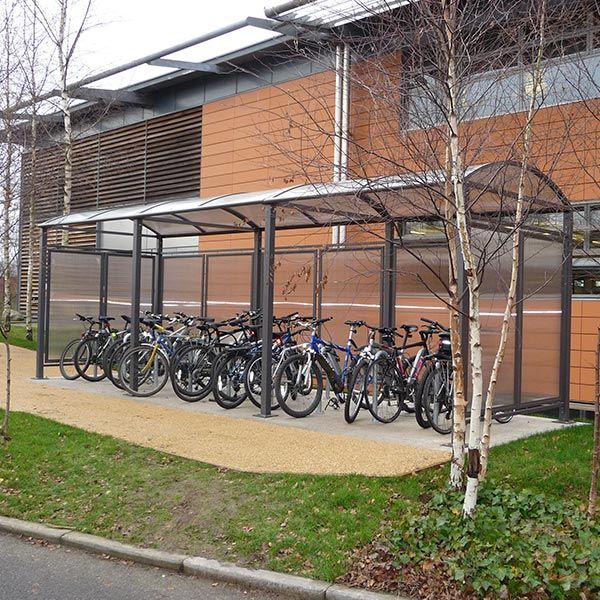 Square Tube Cycle Shelters