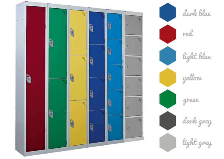 Armour Standard Lockers - Colour Options
