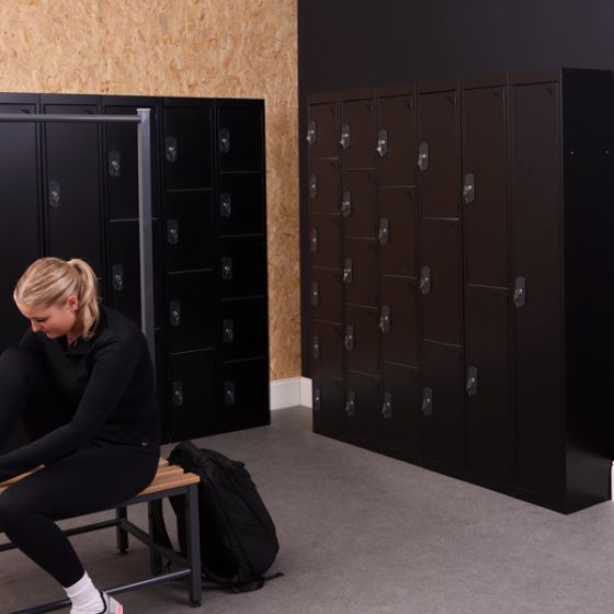 TUFF Black Lockers