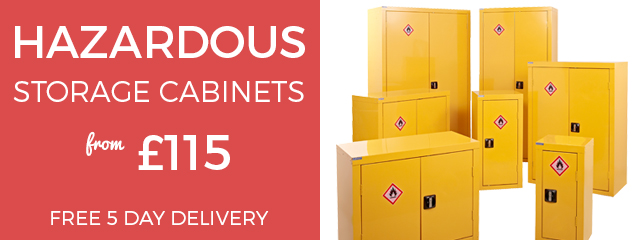 Hazardous Storage Cabinets from £115