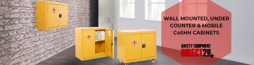 Wall Mounted, Under Counter and Mobile CoSHH Cabinets