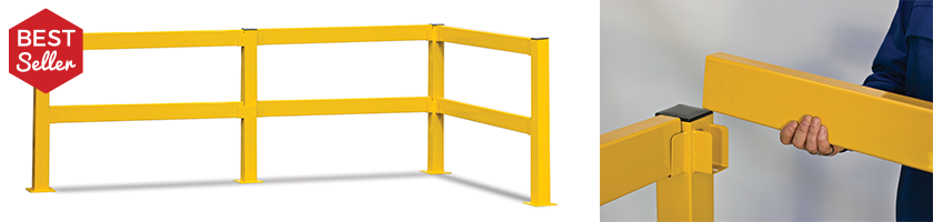 modular barrier - warehouse barrier - safety barriers