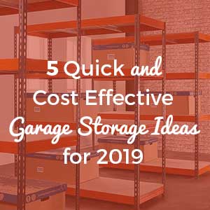 5 Garage Storage Ideas Featured Image