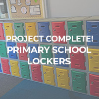 Project Complete! Primary School Lockers