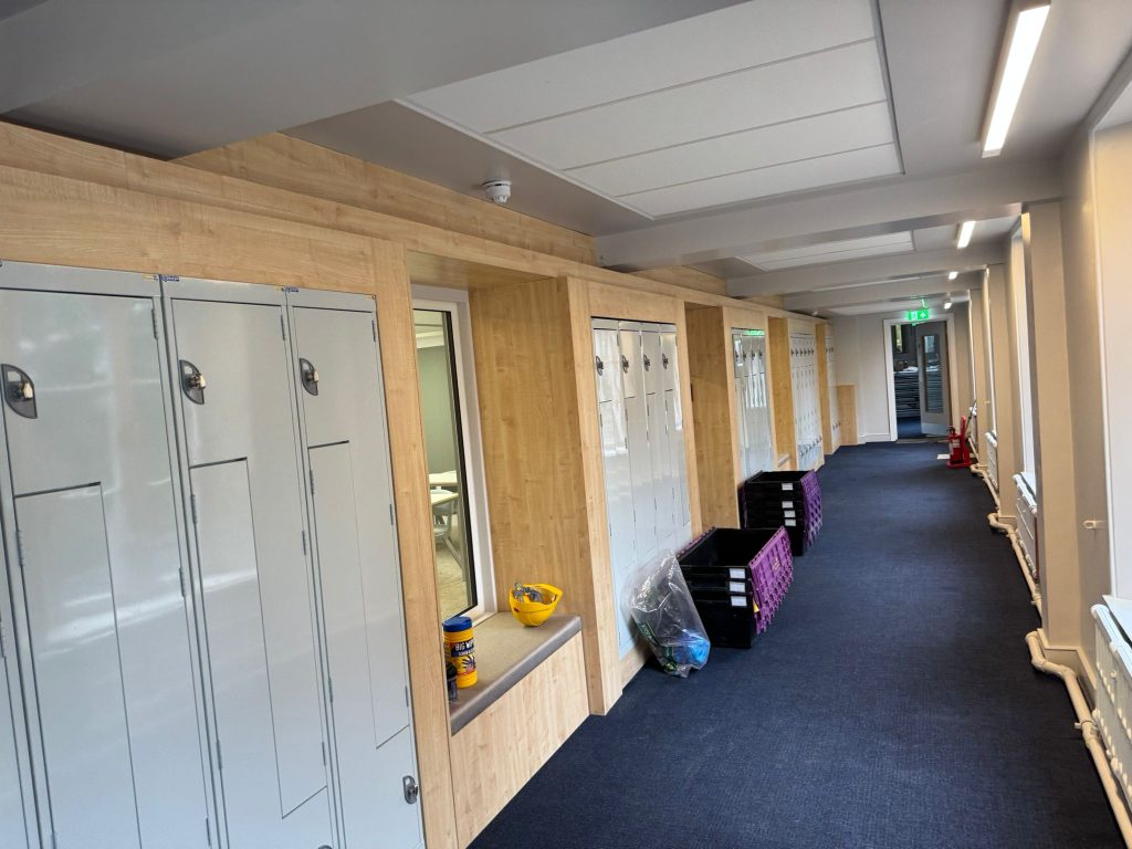 After Installation of School Lockers
