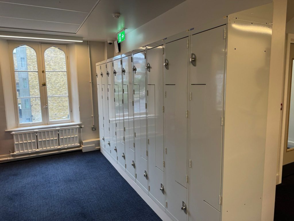 After the Installation of School Lockers