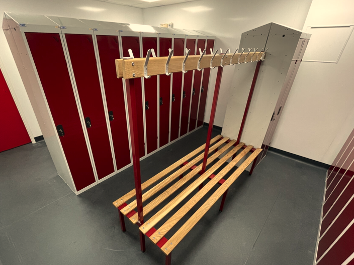 Armour Double Sided Cloakroom Benches