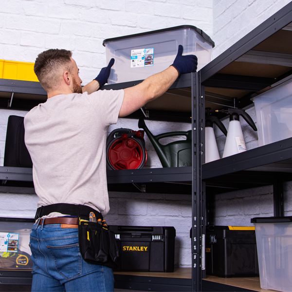 Getting organised with storage boxes