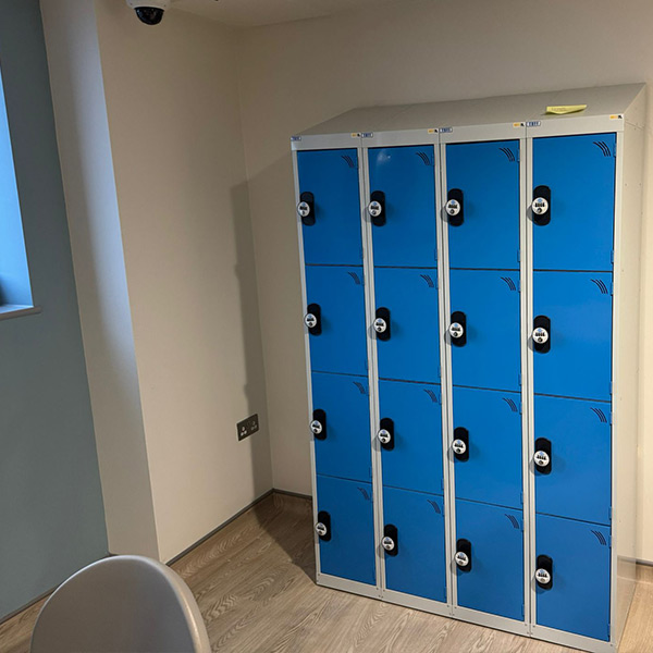 Armour Combi Lockers - Light Blue