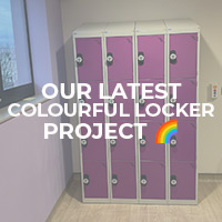 Our Latest Colourful Locker Project 🌈
