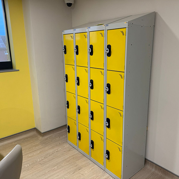 Armour Combi Lockers - Yellow