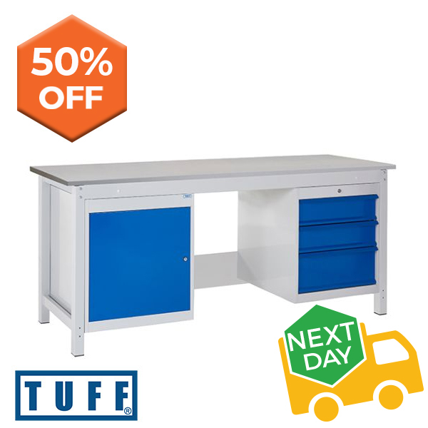 TUFF Heavy Duty Workbenches with Storage