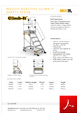 Climb-It Weight Reactive Safety Steps