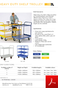 Heavy Duty Shelf Trolley