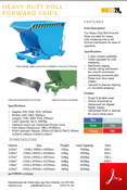 Heavy Duty Roll Forward Skips Data Sheet