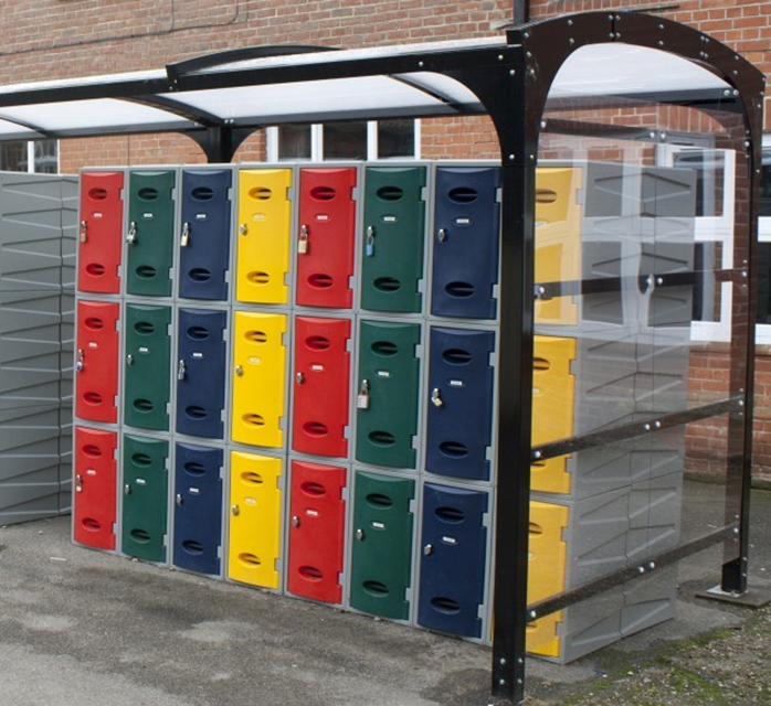 Plastic Lockers Outdoor Cycleshelter