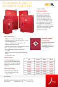 Flammable Liquid Security Cabinets