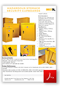 Hazardous Storage Security Cupboards Thumbnail