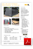 KDC on site Storage Container