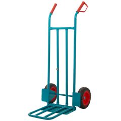 Sack Truck with Folding Toe Plate - Side View