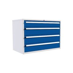 1200 Euroslide 4 drawer - Blue