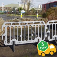 Traffic-Line Plastic Crowd Barrier- 3 day delivery