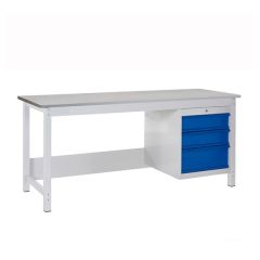 TUFF Heavy Duty Workbench with Storage - 1 Cupboard 