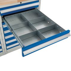 6 compartment drawer insert - Empty