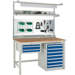 Euroslide Heavy Duty Bench Kit - Beech Top