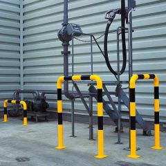 Black Bull Tall Heavy Duty Hoop Barriers - H1200mm