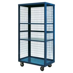 Boxwell Mobile Storage Cages - Blue