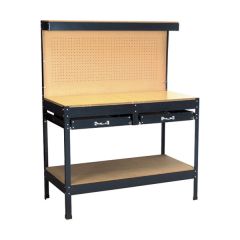 Budget Woodworking Workbench with Drawers