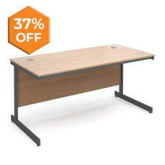 Contract 25 - Straight Cantilever Desk