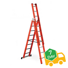 3 Way Glassfibre Combination Ladders