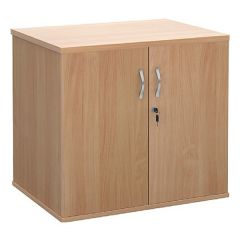 Executive Desk High Cupboards - Beech