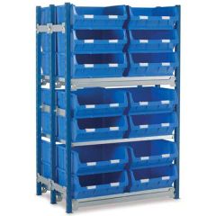 Double Bay with Blue Bins