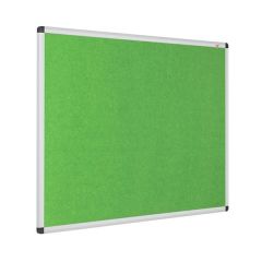 Eco Resist-a-Flame Aluminium Framed Noticeboard - Apple