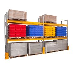 Pallet Racking Kit - 2 Levels + Optional Protectors