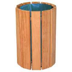 Meltham Circular Wooden Litter Bins