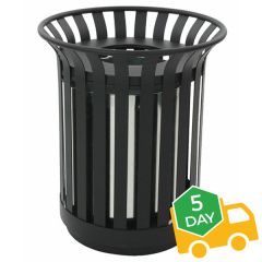 Open Top Steel Waste Bin - 69 Litre