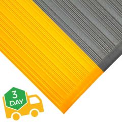 Orthopedic Ribbed Safety Mat with Yellow Edging