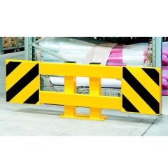 Pallet Racking Frame Protectors in use