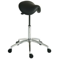 Perch Stool at high setting - Black