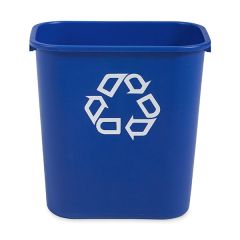 Rubbermaid Soft Wastebaskets - 26.6L - Blue Recycling