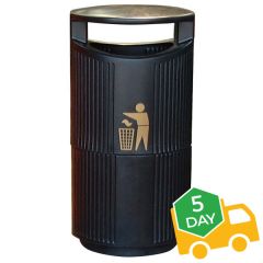 Severn Hooded Top Outdoor Bins - 94 Litre