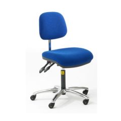 Static Dissipative Full Ergonomic Chairs - Blue