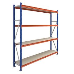 AR Longspan Shelving - 2.5mtr High 4 Shelves