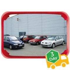 Vialux Rectangular Convex Multi-Purpose Mirror