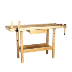 Woodworking Bench with Drawer - W1520mm